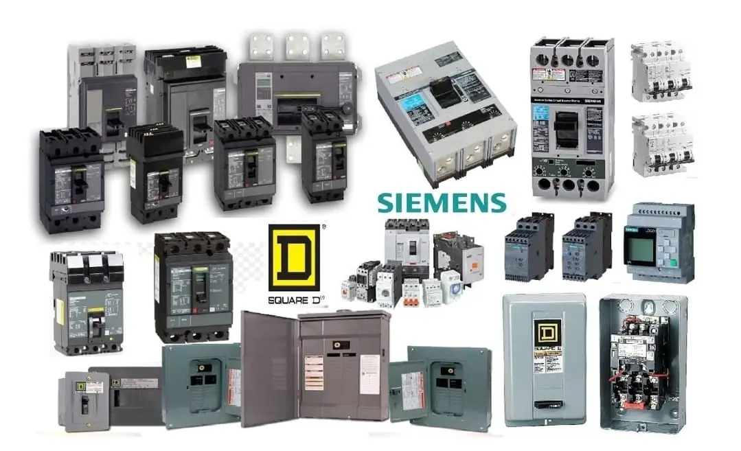 Interruptores y equipo eléctrico industrial usado